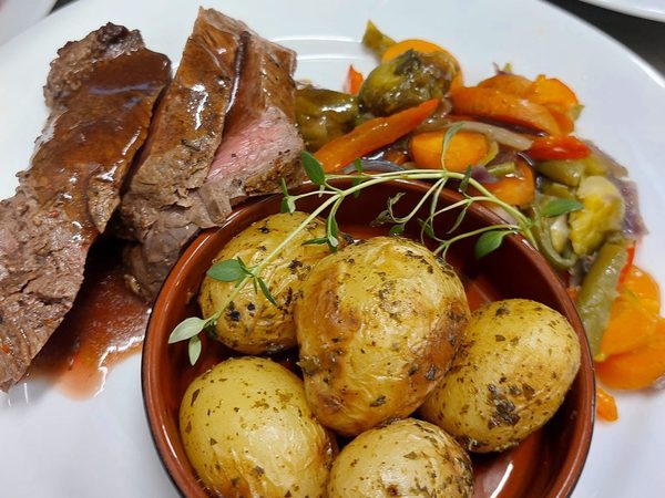 Middag fra restauranten