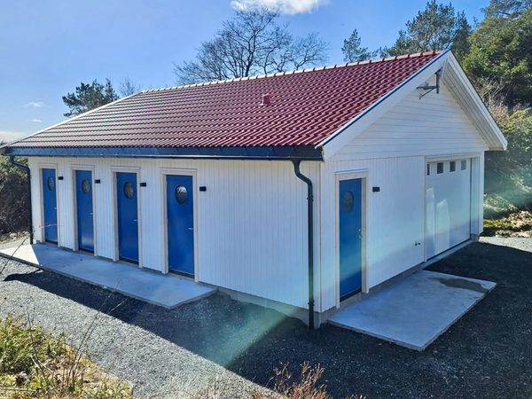 Sanitæranlegget ved Paradisbukta