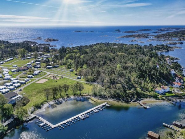 Marivold Camping sett fra lufta
